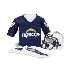  NFL Chargers Football Helmet and Uniform Set (Youth Small 