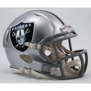   Raiders Riddell Speed Mini Football Helmet Sports Collectibles