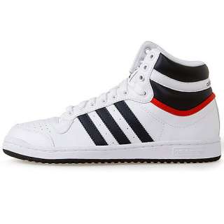 ADIDAS TOP TEN HI MENS Size 8.5 White Running Shoes  