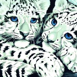 Snow Leopard Animal Dimension Paint by Number 10x10  