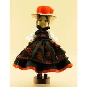  Black Forest Girl German Porcelain Doll