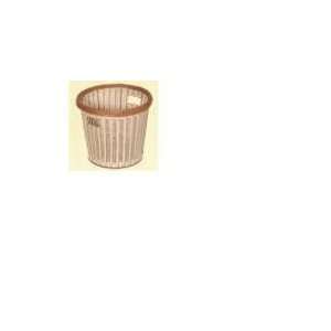 GET WB 1522 TT Designer Polyweave Plastic Round Basket 14 x 13   6 