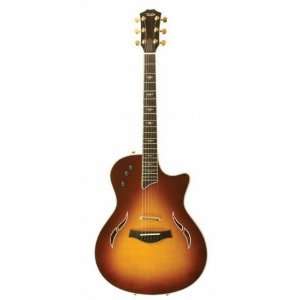   Hollow Body Electric Guitar   Tobacco Sunburst Musical Instruments