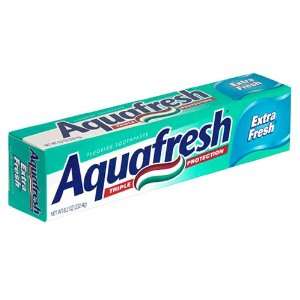 Aquafresh Fluoride Toothpaste, Extra Fresh Triple Protection 8.2 