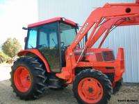Kubota M5700 Diesel Farm Tractor 4X4 W/Loader & Cab  