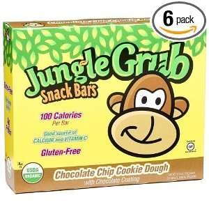 Jungle Grub Snack BarsChocolate Chip Cookie Dough Snack Bars, 5 Count 
