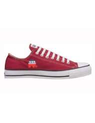 Converse Chuck Taylor All Star Lo Top Red with Republican Logo Canvas 