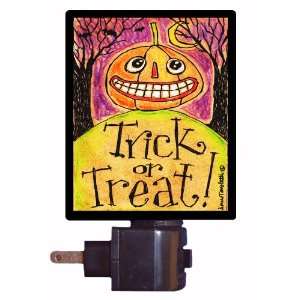  Halloween Night Light   Trick or Treat Pumpkin LED NIGHT LIGHT 