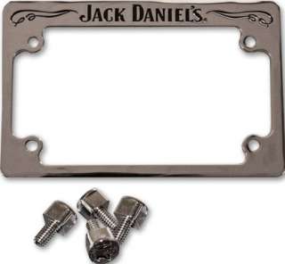 Jack Daniels Harley License plate frame   motorycle  