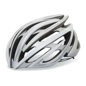  Giro Aeon Bicycle Helmet   White/Silver Large Automotive