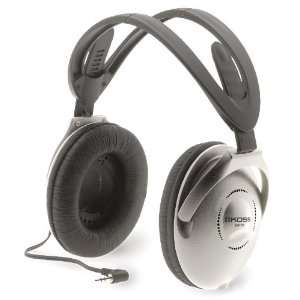  Koss UR18 Collapsible Home Headphones Silver Finish, and W 