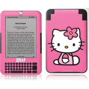  Hello Kitty Sitting Pink skin for  Kindle 3