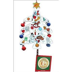   Christmas Tree with Decorations jumping jack ornament
