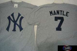 Yankees MICKEY MANTLE Majestic Select Jersey MEDIUM $50  