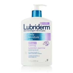 Lubriderm Shea Plus Calming Lotion, Lavender Jasmine, 16 Ounce (Pack 