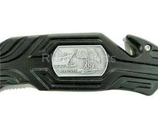 MILSPEC® MARINES Spring Assisted Knife USMC Tactical Pocket Knives 