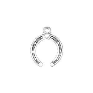  Sterling Silver Horseshoe Charm Arts, Crafts & Sewing