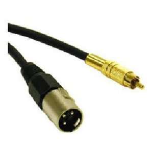  Cables To Go 3ft Pro Audio Xlr Male To Rca Male Cbl Gold 