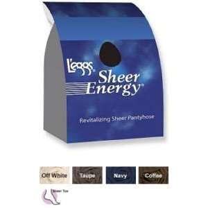 Leggs Hosiery Control Top Sheer Energy Suntan Sheer Toe 2 pair saving 