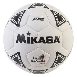 Mikasa LE50 La Estrella Soccer Ball (Black/White, Size 5)  