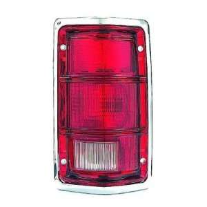   DODGE DAKOTA TAILLIGHT WITH CHROME TRIM ON OUTSIDE ONLY, DRIVER SIDE