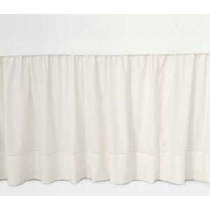  Pine Cone Hill Classic Hemstitch Ivory Bed Skirt