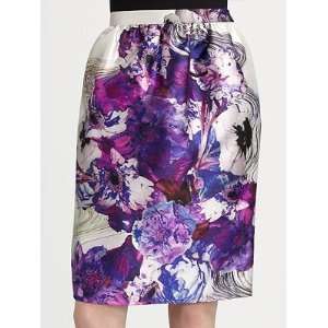  Prabal Gurung Floral Skirt   Purple Floral Sports 