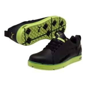  Puma HC Lux LE Golf Shoes Black/Lime Punch/ 14 