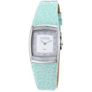   Skagen Womens 855SSLI Steel Mother Of Pearl Inlay Dial Watch Skagen