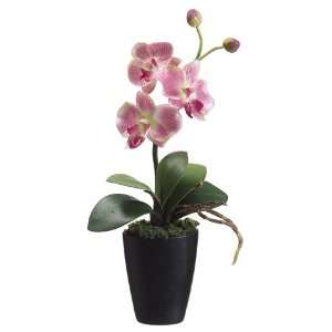   Artificial Pink Phalaenopsis Silk Orchid Plants 13