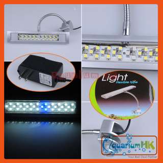 Slim Mini 30 LED Light Flexible Clamp Lamp 110 240V F17  