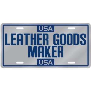  New  Usa Leather Goods Maker  License Plate Occupations 