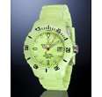 toywatch yellow plastic fluo plasteramic link bracelet watch