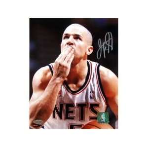  Jason Kidd New Jersey Nets   Close Up Kiss   Autographed 
