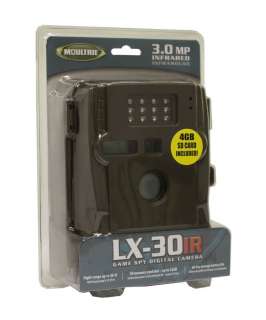 MOULTRIE Game Spy LX30 IR 3 MP Digital Infrared Trail Game Camera w 