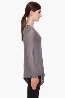 Helmut Lang Asymmetrical Knit Sweater for women  