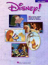 Disney Easy Piano Songbook Songs Sheet Music Book NEW  