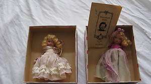 VINTAGE Set of 2 Nancy Ann Storybook dolls in boxes with a brochure 