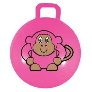  18 Pink Monkey Hopper Ball Kids Single Grip Style TOY 