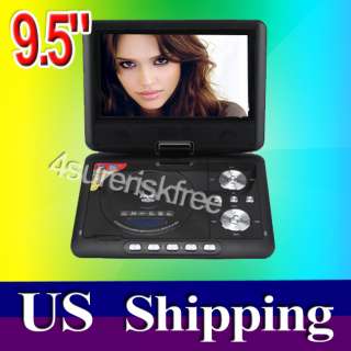 Portable DVD VCD CD  MP4 Player+TV US shipping  