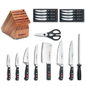  Wusthof Knife Block Set, 18 Pieces