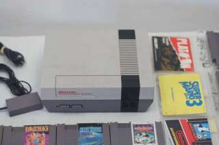 Nintendo NES Entertainment System Bundle Control Deck + 27 Games 