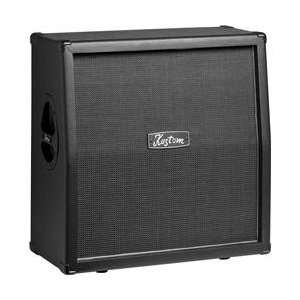  Kustom KG412 4x12 Guitar Speaker Cabinet Black Slant 