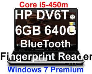 New HP DV6T dv6tse 16 Laptop Notebook i5 Webcam HD 5470 886111769179 