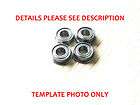 5x10 x4F mm Metal Shield Bearing ABEC 3  