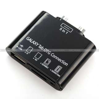 5in1 USB SD TF MS Adapter Card Reader For Galaxy Tab P7500 P7510 P7300 