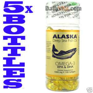 Alaska Deep Sea Omega 3 Fish Oil/EPA/DHA 100 Softgels  