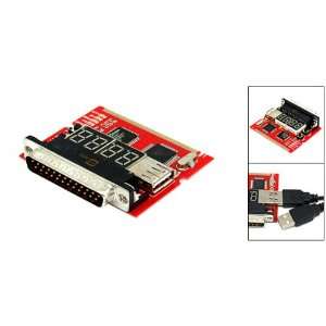   Gino USB Motherboard Test PC Post Card for Desktop Laptop Electronics