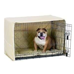  Dog Supplies Side Door Dog Crate Cover   Large / Khaki 