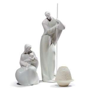  Lladro Blessed Family Set with Lithophane
